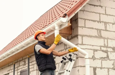 Pose et remplacement de gouttières à Hausgauen